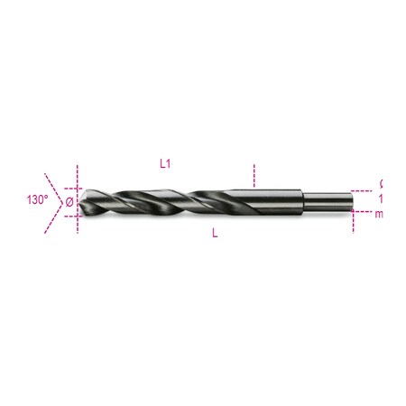 Beta Twist Drill, Burnished, 16.5mm 4120213